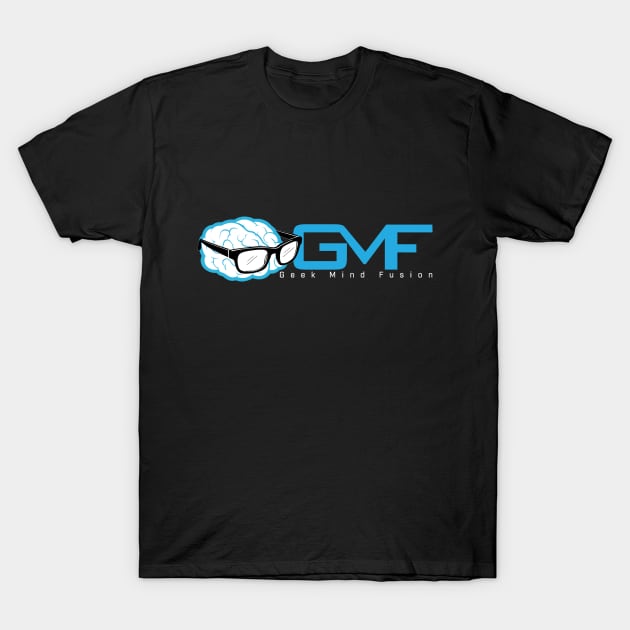 Geek Mind Fusion Logo Horizontal (Dark Colors) T-Shirt by GeekMindFusion